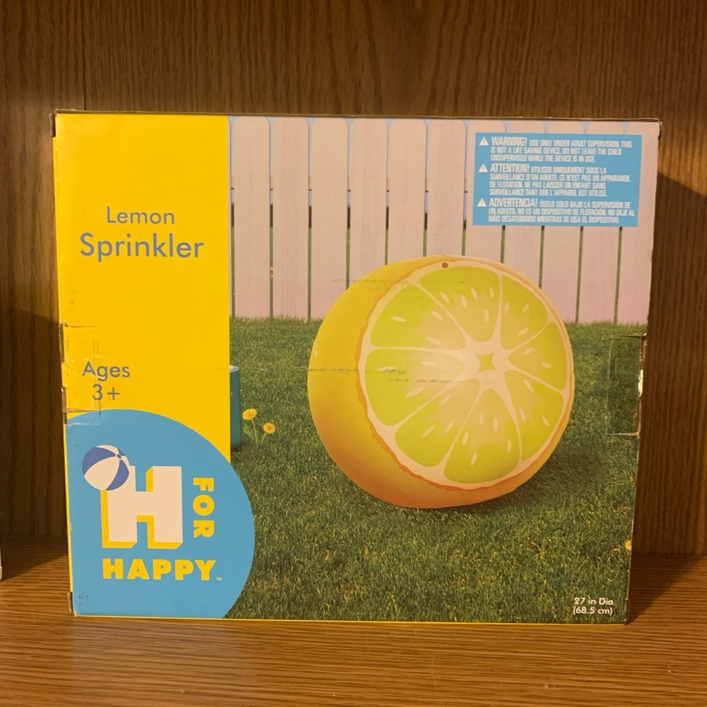 COPY - Inflatable Lemon Sprinkler-Yellow